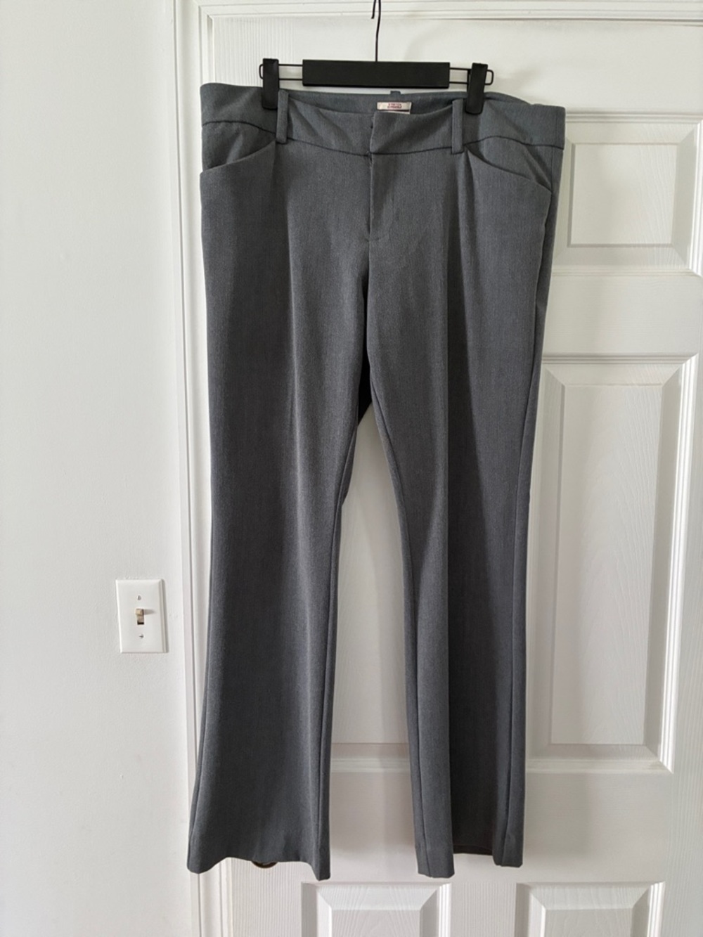 Merona Gray Straight Dress Pants